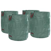 Sodo atliekų maišai 4 pcs Žalia 79 x 79 x 995 cm