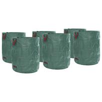 Sodo atliekų maišai 12 pcs Žalia 79 x 79 x 995 cm