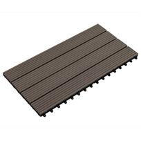 Terasinė Plytelė 6 pcs Tamsiai rudas 60 x 30 cm MPK