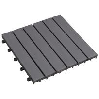 Terasinė Plytelė 10 pcs Pilka 30 x 30 cm
