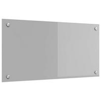 Virtuvės atbraila Šviesiai pilka 80 x 40 cm grūdintas stiklas