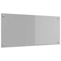 Virtuvės atbraila Šviesiai pilka 90 x 40 cm grūdintas stiklas