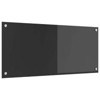 Virtuvės atbraila Tamsiai pilka 90 x 40 cm grūdintas stiklas