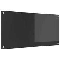 Virtuvės atbraila Tamsiai pilka 100 x 50 cm grūdintas stiklas