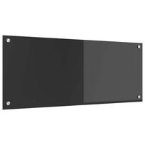 Virtuvės atbraila Tamsiai pilka 100 x 40 cm grūdintas stiklas