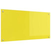 Virtuvės atbraila Geltona 100 x 50 cm grūdintas stiklas