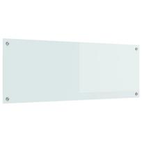 Virtuvės atbraila Balta 110 x 40 cm grūdintas stiklas