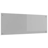Virtuvės atbraila Šviesiai pilka 110 x 40 cm grūdintas stiklas