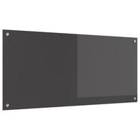 Virtuvės atbraila Tamsiai pilka 110 x 50 cm grūdintas stiklas