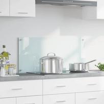 Virtuvės atbraila Pienas 90 x 40 cm grūdintas stiklas