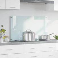 Virtuvės atbraila Pienas 90 x 50 cm grūdintas stiklas