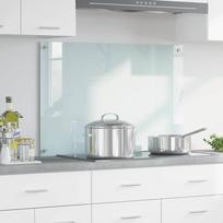 Virtuvės atbraila Pienas 90 x 60 cm grūdintas stiklas