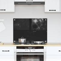 Virtuvės atbraila Juoda 70 x 50 cm grūdintas stiklas