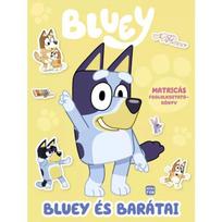 Bluey: Bluey ir draugai – lipdukų užduočių knygelė – vengrų kalba