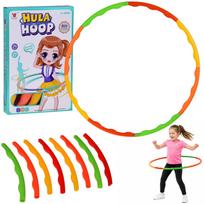 Hula lankas vaikams ir suaugusiems – su masažiniais iškilimais, sulankstomas, skersmuo 84cm SP0871