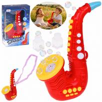 Muilo burbulai – SAXOPHONE burbulų pūtimo aparatas su garsu ir šviesa ZA6154 CZ