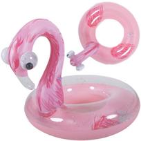 PLAUSTAS PLŪDURIAVIMUI 76x76CM FLAMINGAS SU BLIZGUČIAIS 35660 627531
