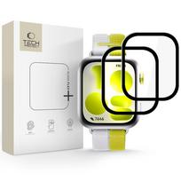 Hibridinis stiklas Tech-Protect Glass FLEX+ 2-PACK HUAWEI WATCH FIT 5 JUODAS