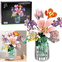 Konstruktorius FLOWERS 9 augalai – lauko gėlių puokštė 563 detalės ZA5896