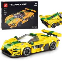 Konstruktorius sportinis automobilis P1 GTR GELTONAS-ŽALIAS 368-dalių ZA5781