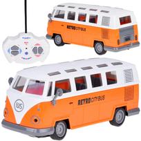 Nuotoliniu būdu valdomas RETRO CITY BUS – šviečianti transporto priemonė RC0677