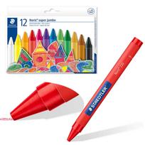 Staedtler storos „Jumbo“ vaško kreidelės 12 AP0010 vaško kreidelės