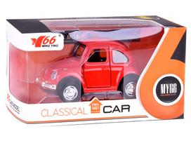 „Beetle“ automobilis, metalinis žaislinis automobilis, atidaromos durelės, šviesa, garsas ZA4991