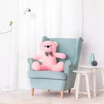 Teddyway Popo Didelis Pliušinis Meškiukas Meškinas, Minkštas Žaislas, 100 Cm, Rožinis