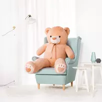 Didelis Pliušinis Meškiukas Meškinas, Minkštas Žaislas, 160 Cm, Šviesiai Rudas, Toto