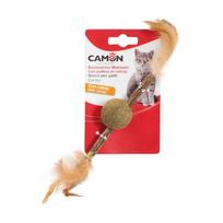 Camon lazdelė su katžolės kamuoliuku žaislas katėms, 30 cm