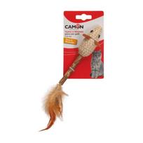 Camon Matatabi lazdelė su sizalio pele žaislas katėms,  13 cm