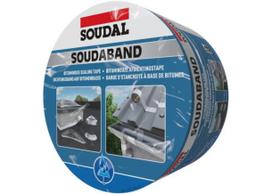 Juosta Soudal SOUDABAND ALU, bituminė, sandarinimui, (įv. pločiai), 10m