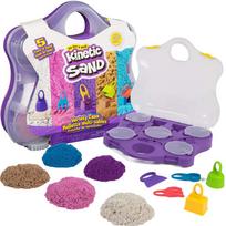 Kinetinio smėlio rinknys lagaminėlyje „Kinetic Sand Case”