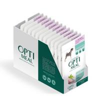 Optimeal™ suaugusiems šunims su triušiena ir mėlynėmis padaže, 100 g x 12 vnt