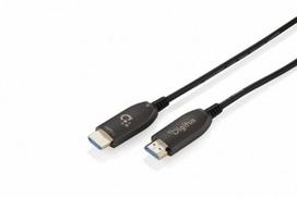 AOC HDMI Hybrid Connection Cable | HDMI-A Male-Male | HDMI 2.1 | UHD-2 8K@60Hz | 48Gbps | HDR, eARC, HDCP 2.2, CEC | 40m