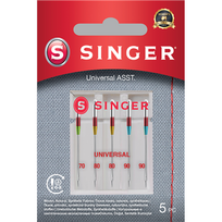 Adata universali austiniam audiniui Singer Universal Needle ASST 5PK for Woven Fabrics