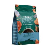 TRIBAL Šalto spaudimo mažų veislių suaugusių šunų maistas su lašiša – Fresh Pressed Adult Small Breed Salmon 5 kg