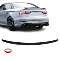 Spoileris ant Bagažinės dangčio skirtas Audi A3 8V / S3 8V sedan, juodas blizgus