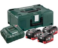 Priedų rinkinys Metabo Basic-Set 685069000; 18 V; 3 x 5.5 Ah LIHD + pakrovėjas ASC 30-36 V