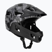 Vaikiškas dviračių šalmas ATTABO Predator full face gray