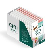 Optimeal™ suaugusioms katėms su kalakutiena moliūgų padaže, 85 g x 12 vnt