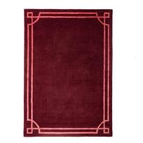 Rankų darbo bordo spalvos iš vilnos kilimas 160x230 cm Gatsby – Flair Rugs