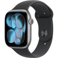 Apple Watch Series 11 GPS 46mm Space Grey Aluminium Case with Black Sport Band – M/L,Model A3333, MEV44RK/A
