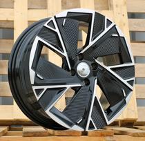 Ratlankis RACINGLINE IN3625F R16x6.5 4x100 ET 37 CB 60.1 (Black Polished) (620 kg)
