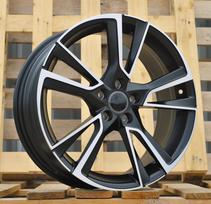 Ratlankis RACINGLINE IN3627F R17x7 5x100 ET 46 CB 57.1 (Black Polished Half Matt) (690 kg)