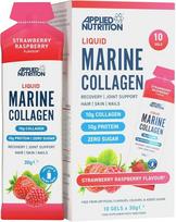 Liquid Marine Collagen, Strawberry Raspberry - 10 x 30g - Applied Nutrition