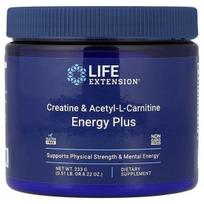 Creatine & Acetyl-L-Carnitine Energy Plus - 233g - Life Extension