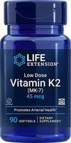 Low Dose Vitamin K2 (MK-7), 45mcg - 90 softgels - Life Extension