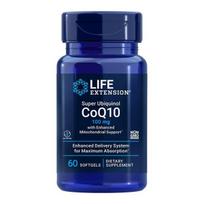 Super Ubiquinol CoQ10 with Enhanced Mitochondrial Support, 100mg - 60 softgels - Life Extension