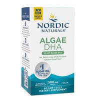 Algae DHA, 500mg - 60 softgels - Nordic Naturals